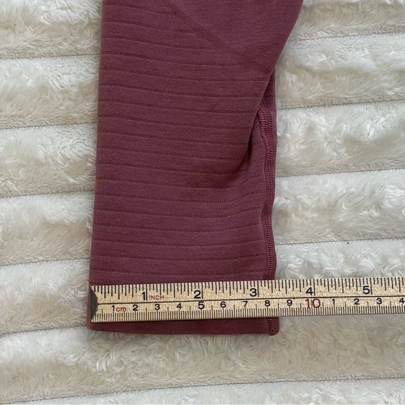 ALPHALETE Leggings High Rise Full Length Mauve Medium - Picture 10 of 10